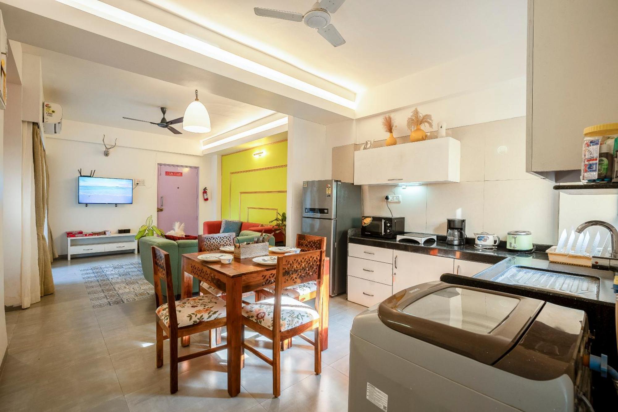 2Bhk Walk To Anjuna & Vagator Beach Sol By Affcasa Exterior photo